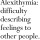 Negative Urgency Mediates Relationship Between  Alexithymia and Dysregulated Behaviors 